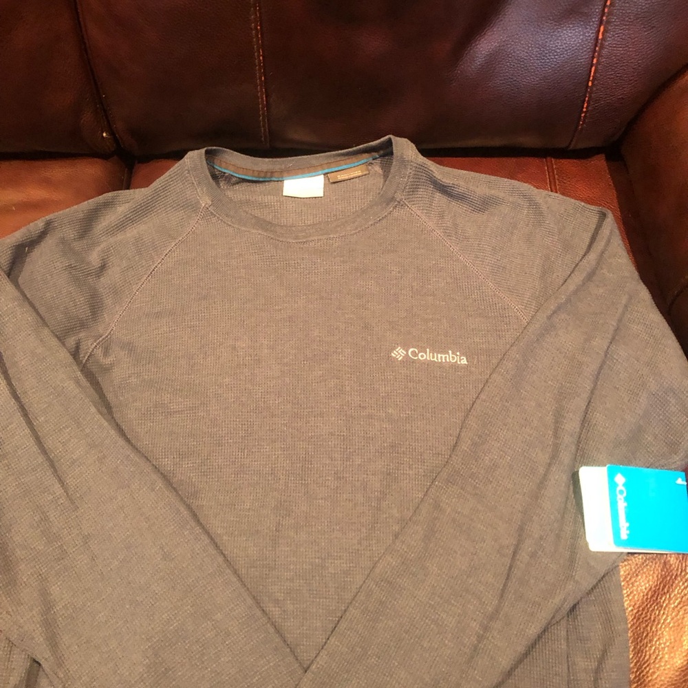 Columbia Navy Blue Omni-Wick Shirt